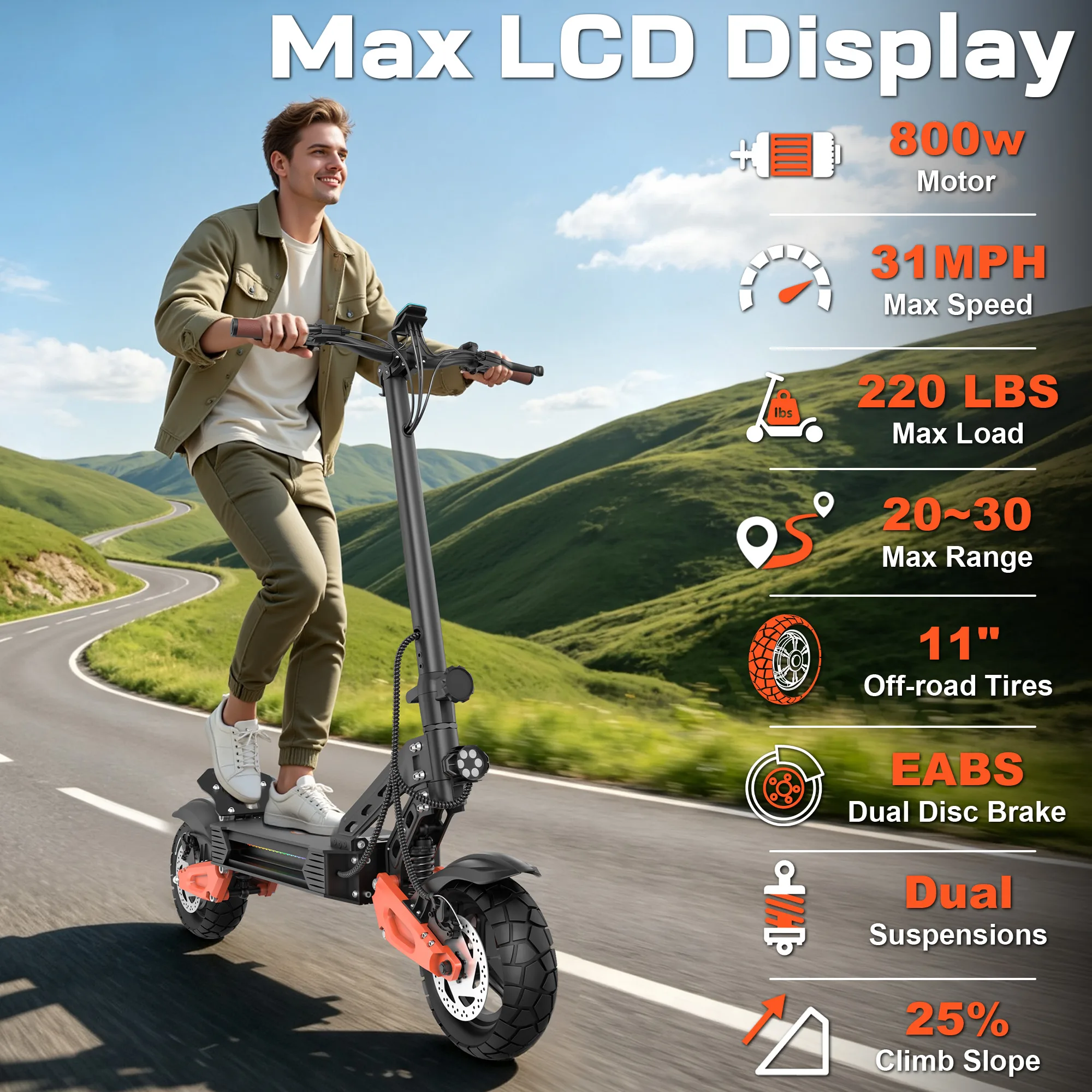 H67 Off-Road Electric Scooter