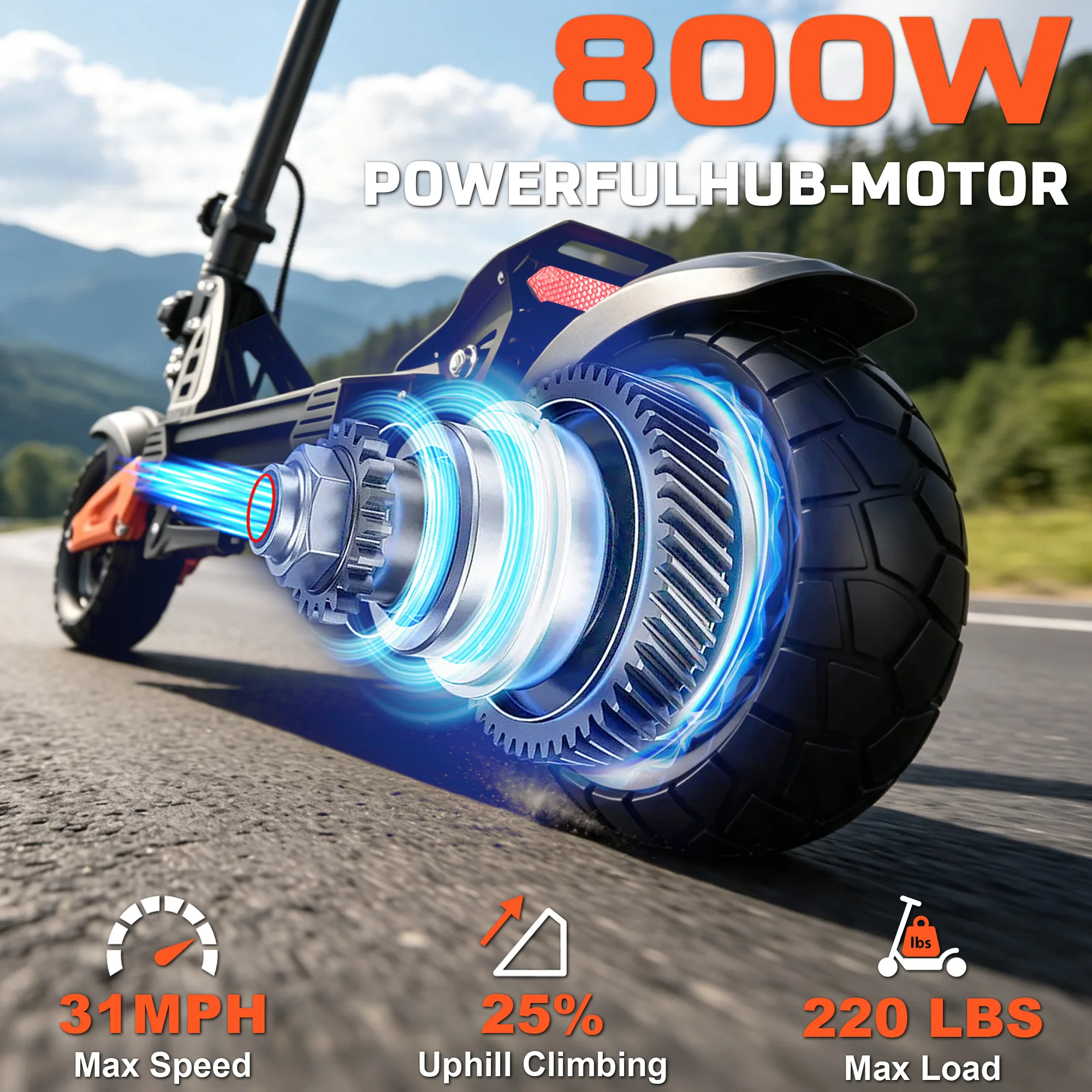 H67 Off-Road Electric Scooter
