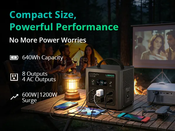 C600 Portable Power Station