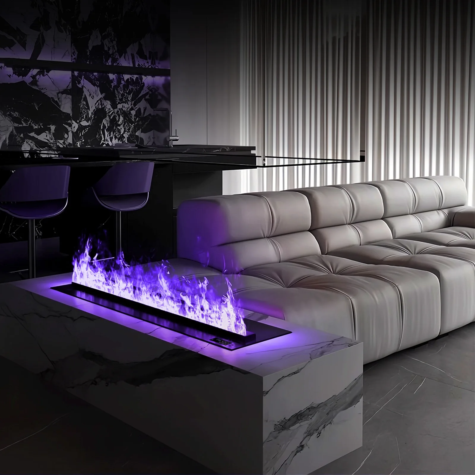 Water Vapor Fireplace Series detail