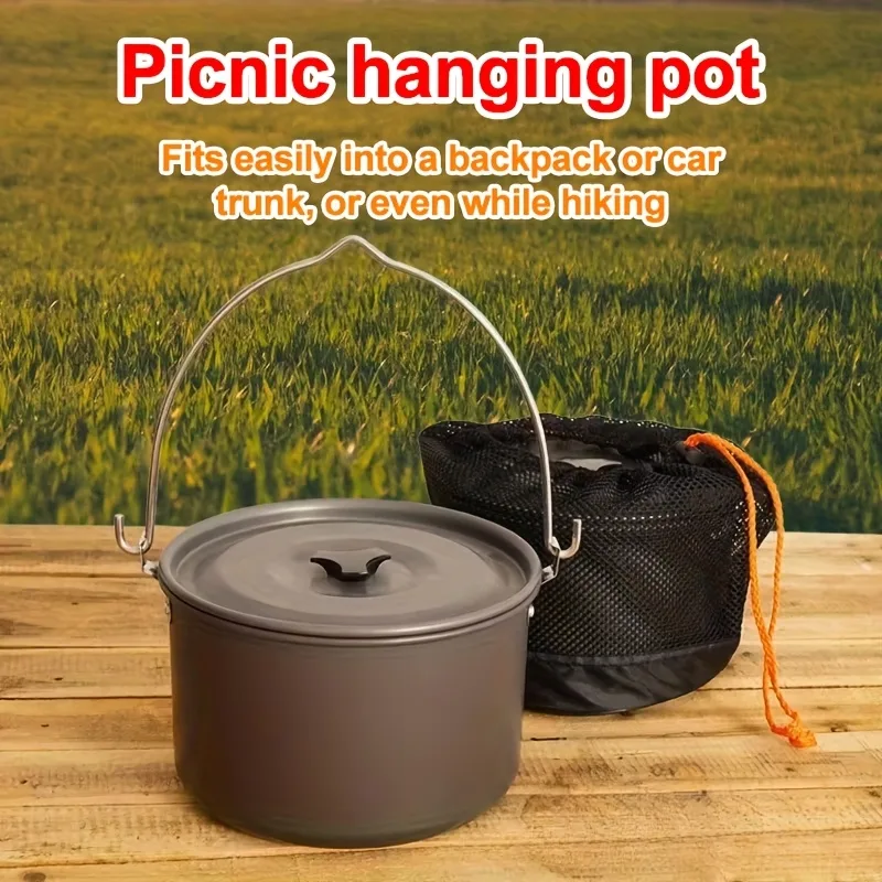4L Camping Hanging Pot detail