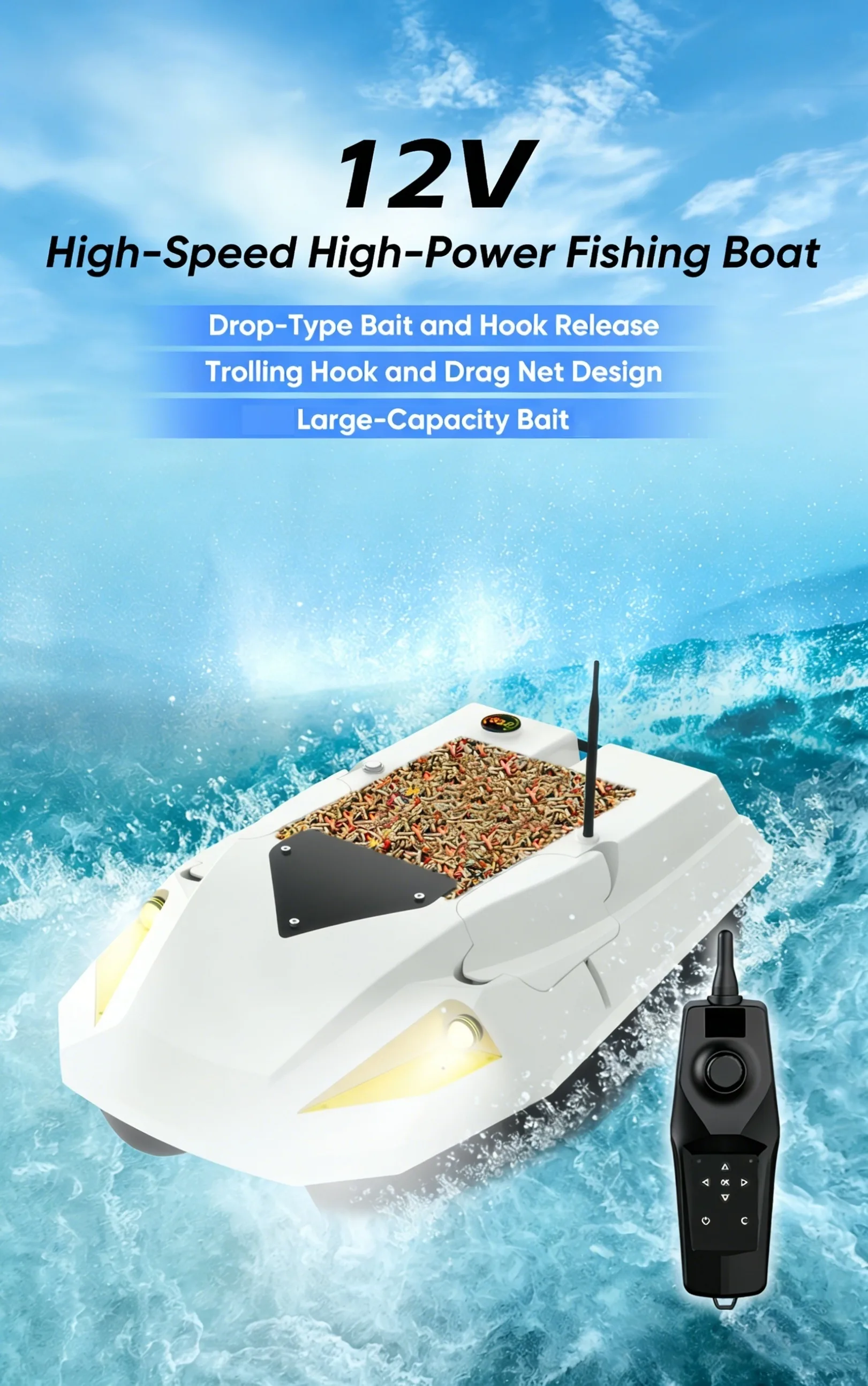 D50B Fishing Bait Boat product detail