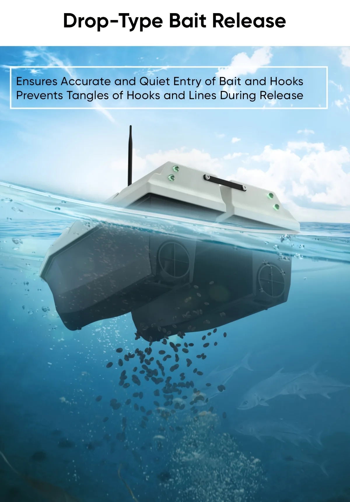 D50B Fishing Bait Boat product detail