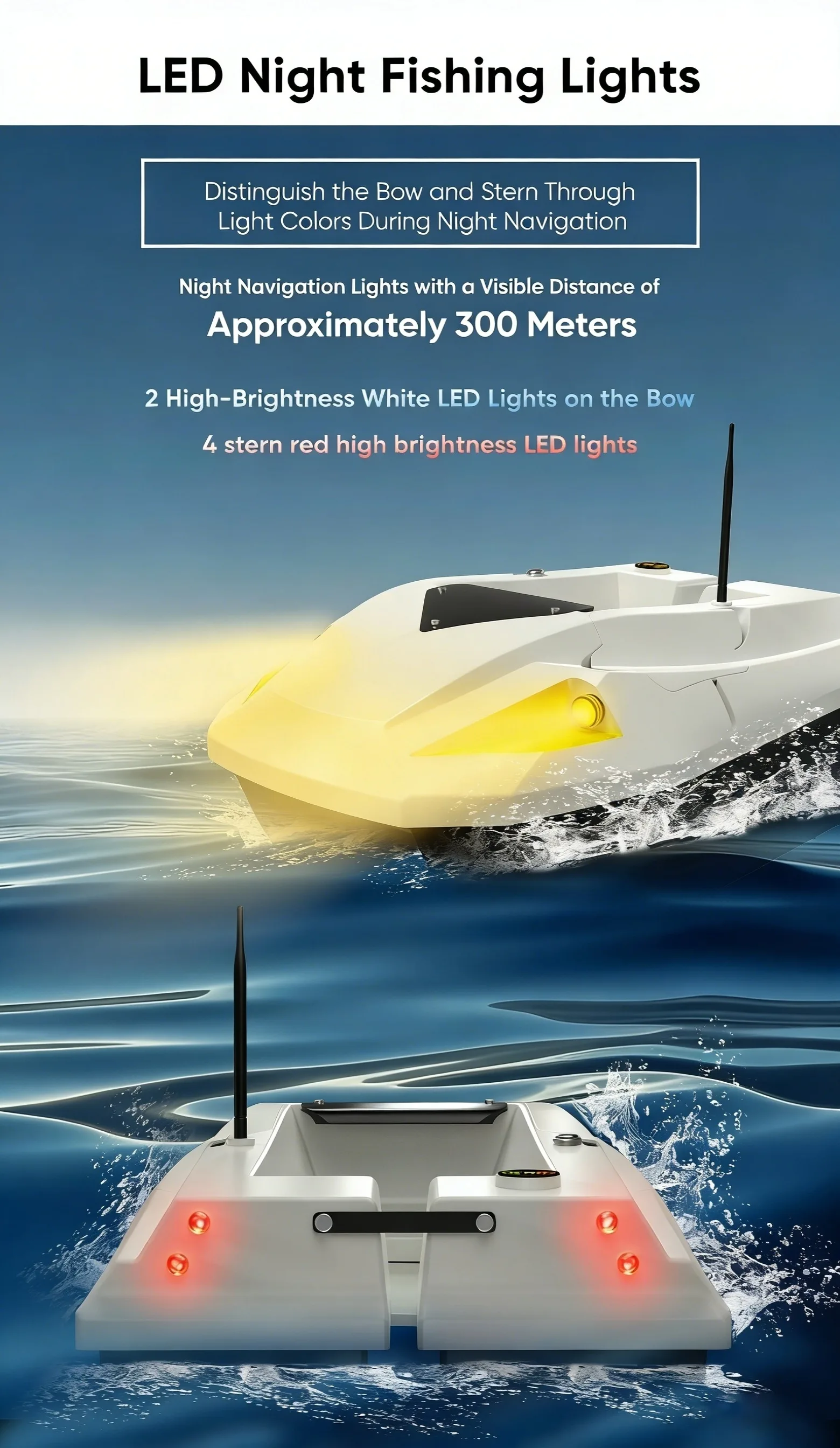 D50B Fishing Bait Boat product detail