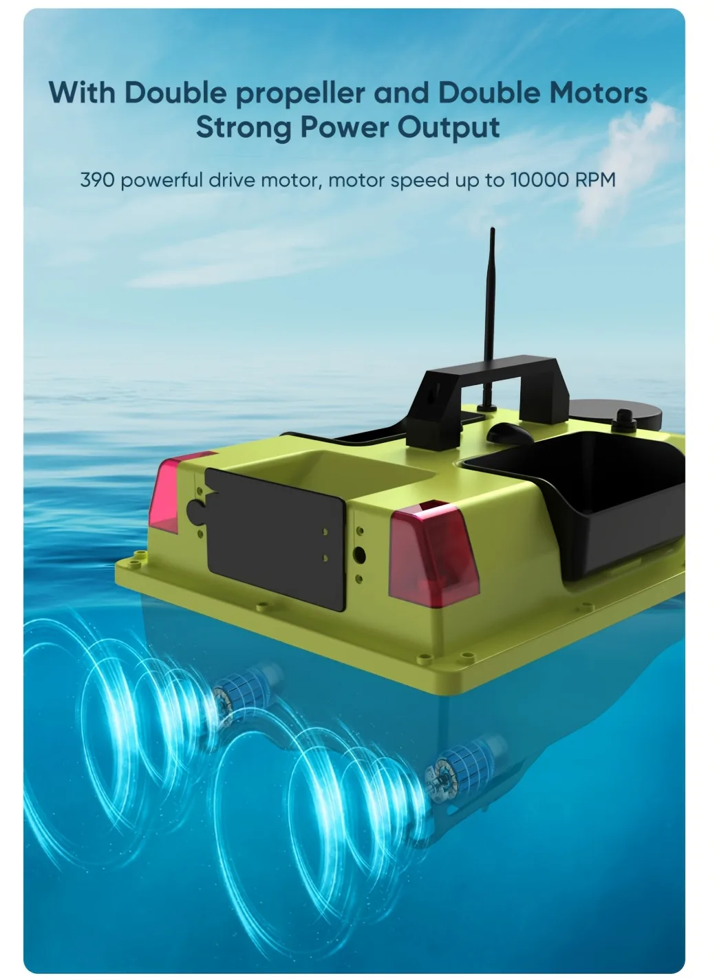 D20 Fishing Bait Boat product detail
