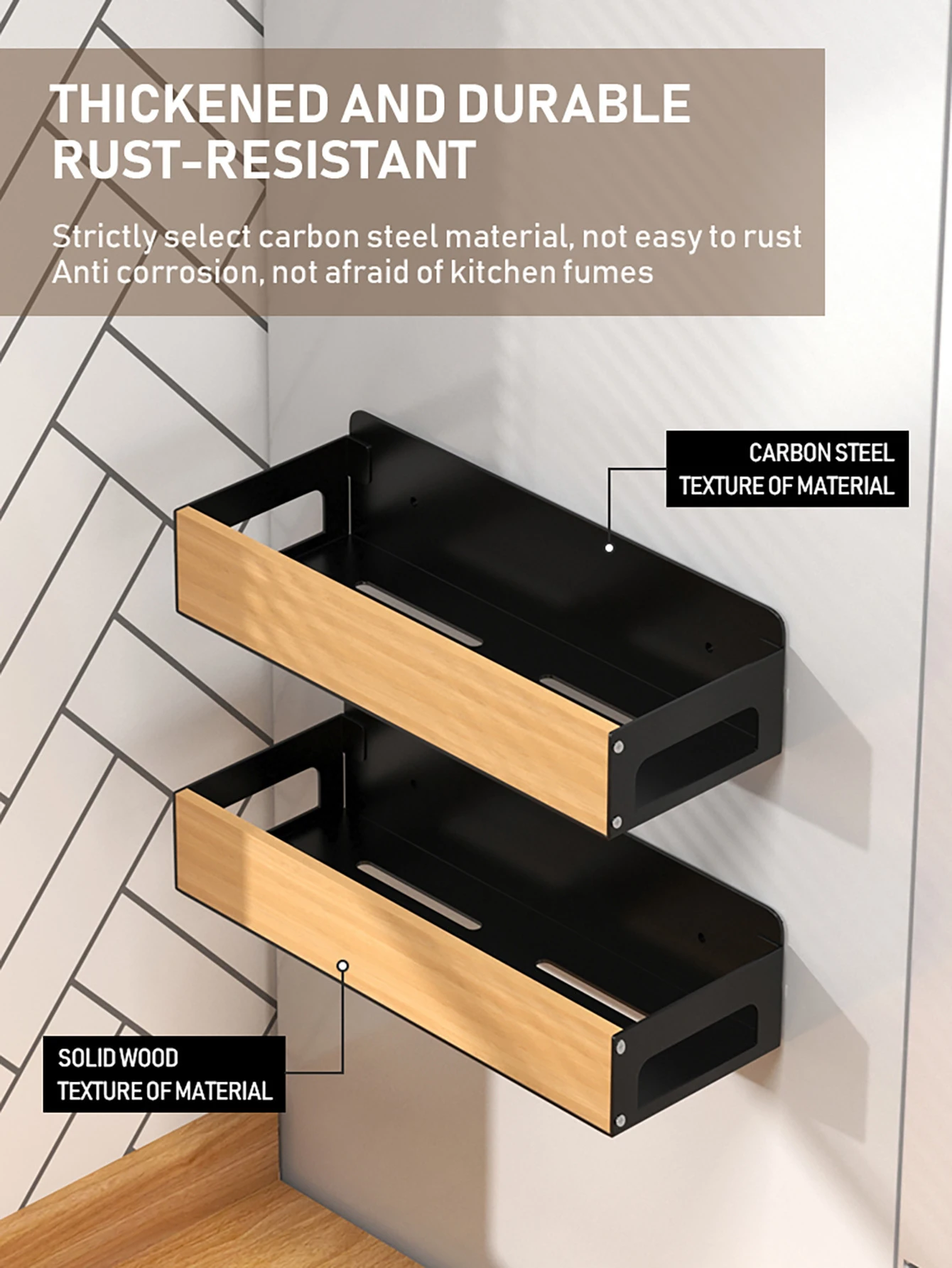 Magnetic Refrigerator Spice Rack product detail