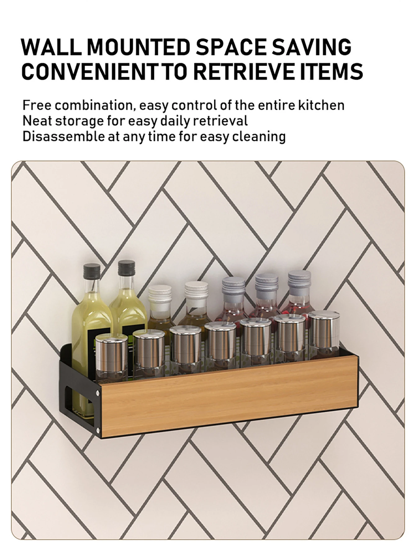 Magnetic Refrigerator Spice Rack product detail