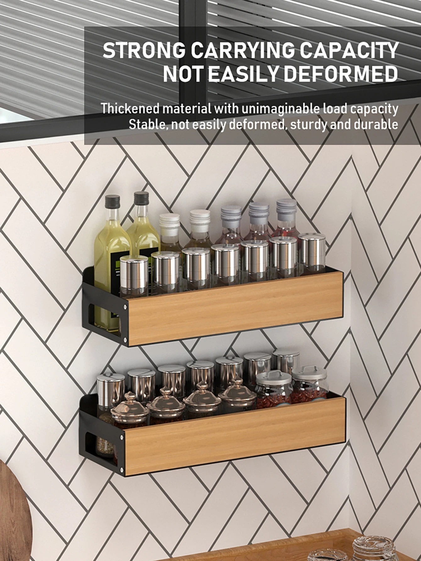 Magnetic Refrigerator Spice Rack product detail