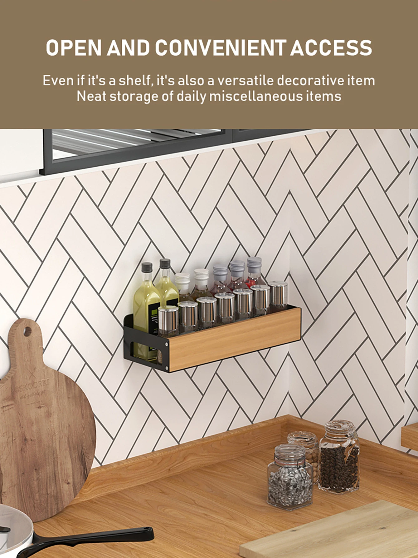 Magnetic Refrigerator Spice Rack product detail
