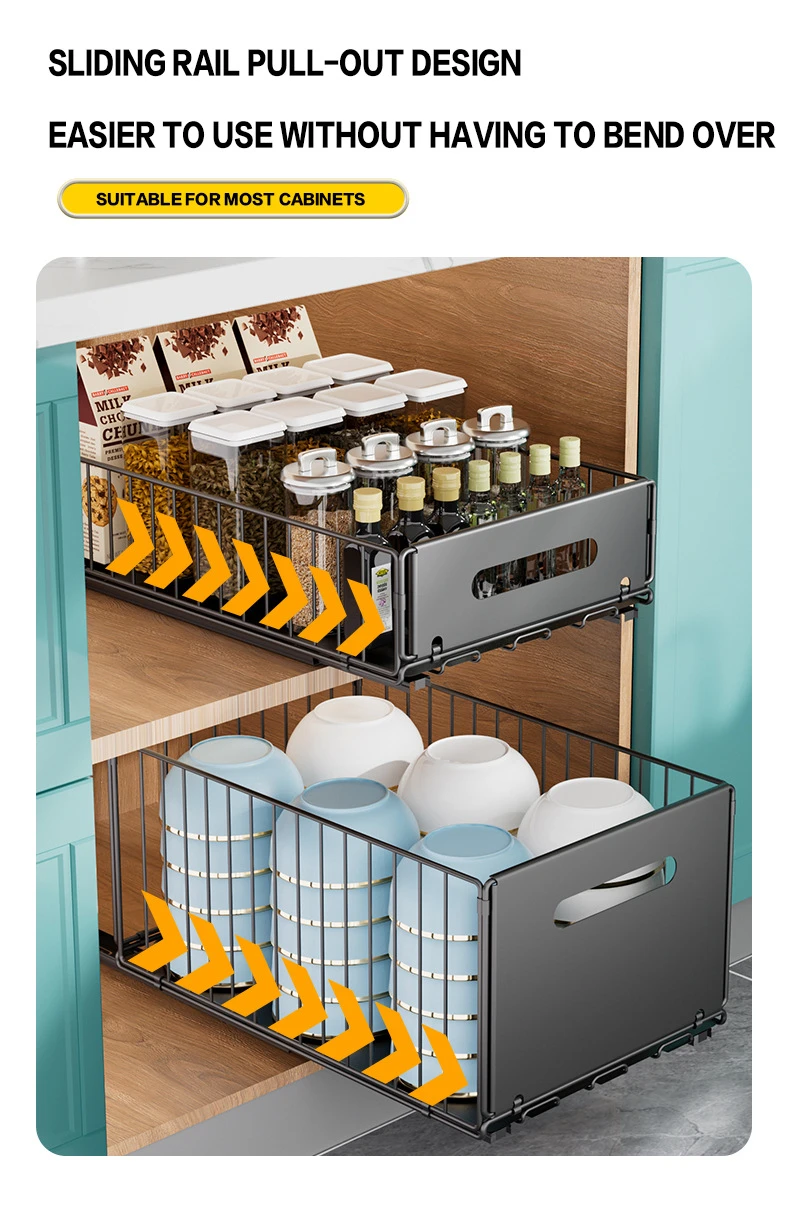 Pull-Out Cabinet Organizer Drawer product detail