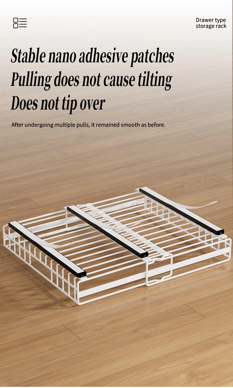 Under-Sink L-Shaped Pull-Out Organizer product detail