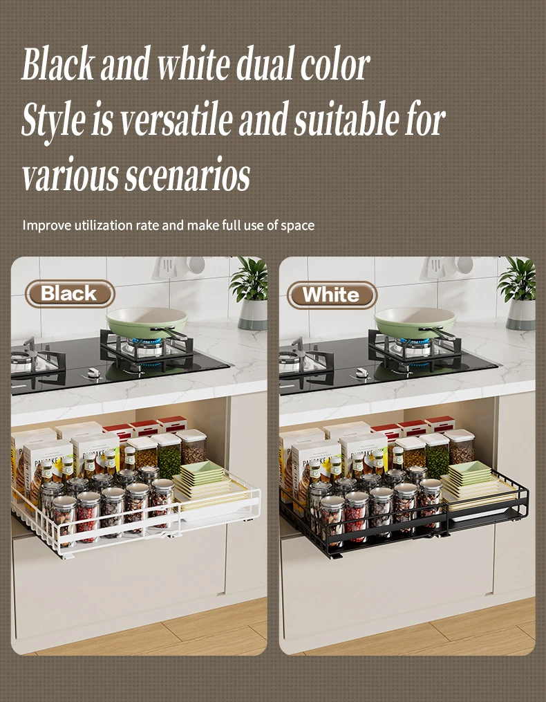 Under-Sink L-Shaped Pull-Out Organizer product detail