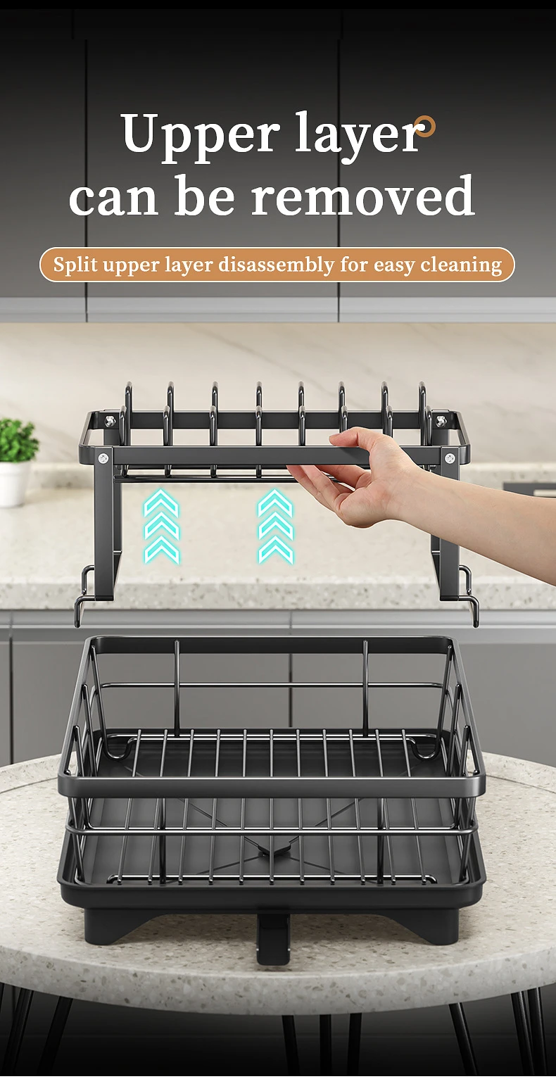 Kitchen Dish & Bowl Cabinet Rack product detail