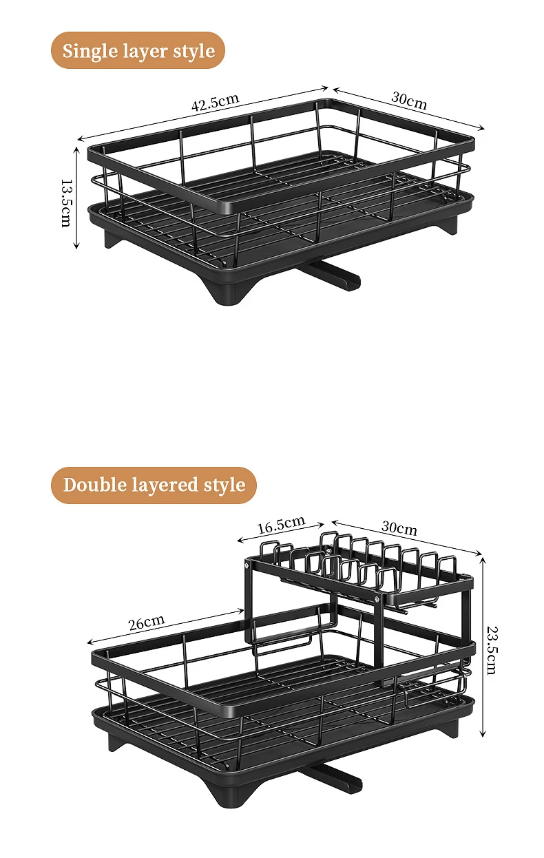 Kitchen Dish & Bowl Cabinet Rack product detail