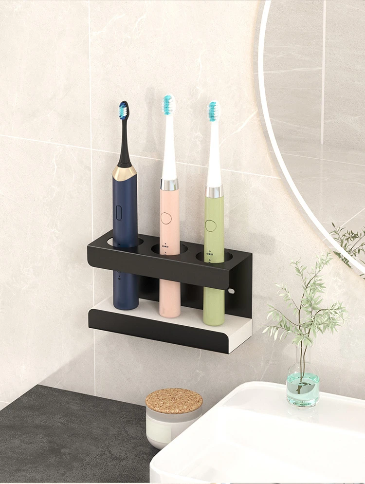 Wall-Mounted Toothbrush & Toothpaste Organizer product detail