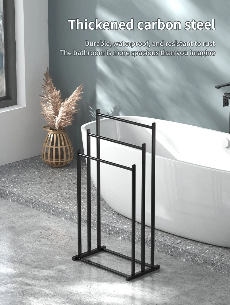 3-Tier Stainless Steel Bath Towel Shelf product detail