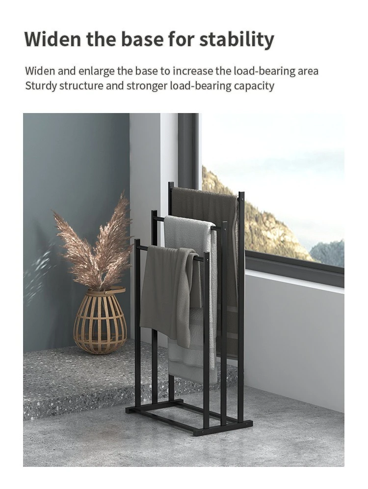 3-Tier Stainless Steel Bath Towel Shelf product detail