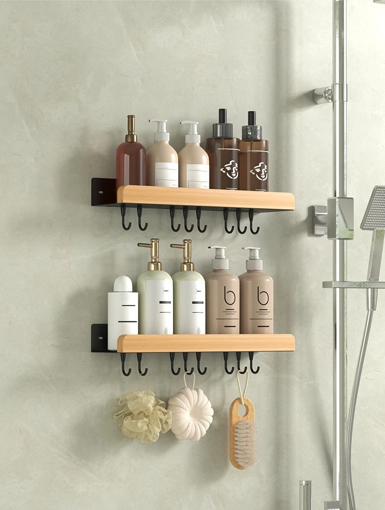 Multi-Function Shower Storage Rack with Hooks product detail