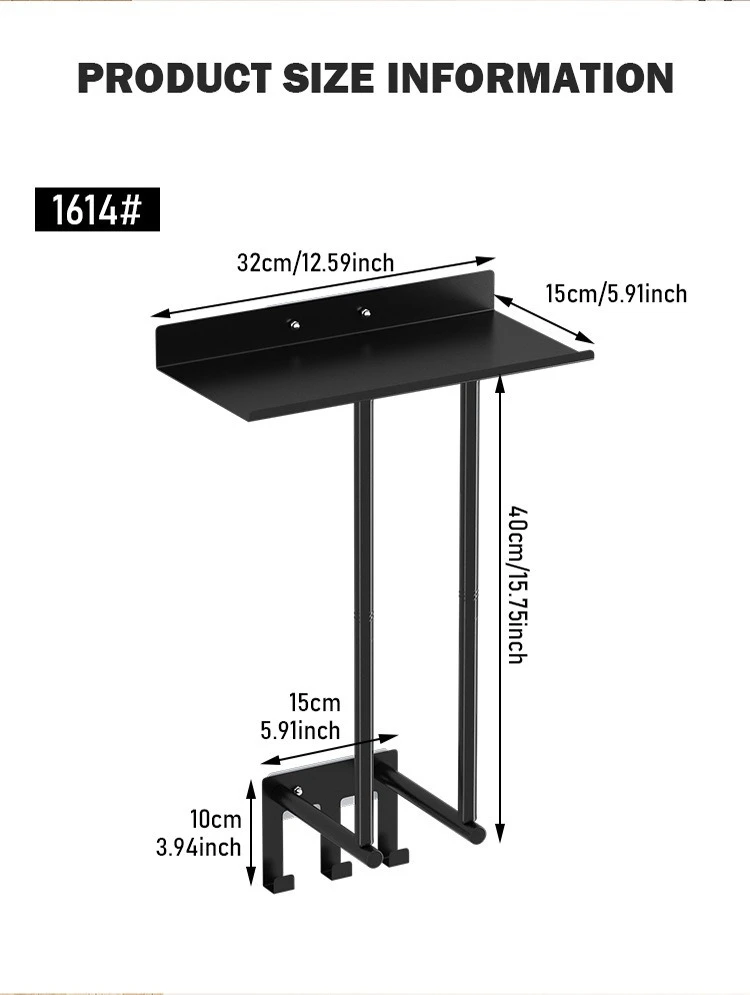 Multi-Layer Folding Towel Bar Rack product detail
