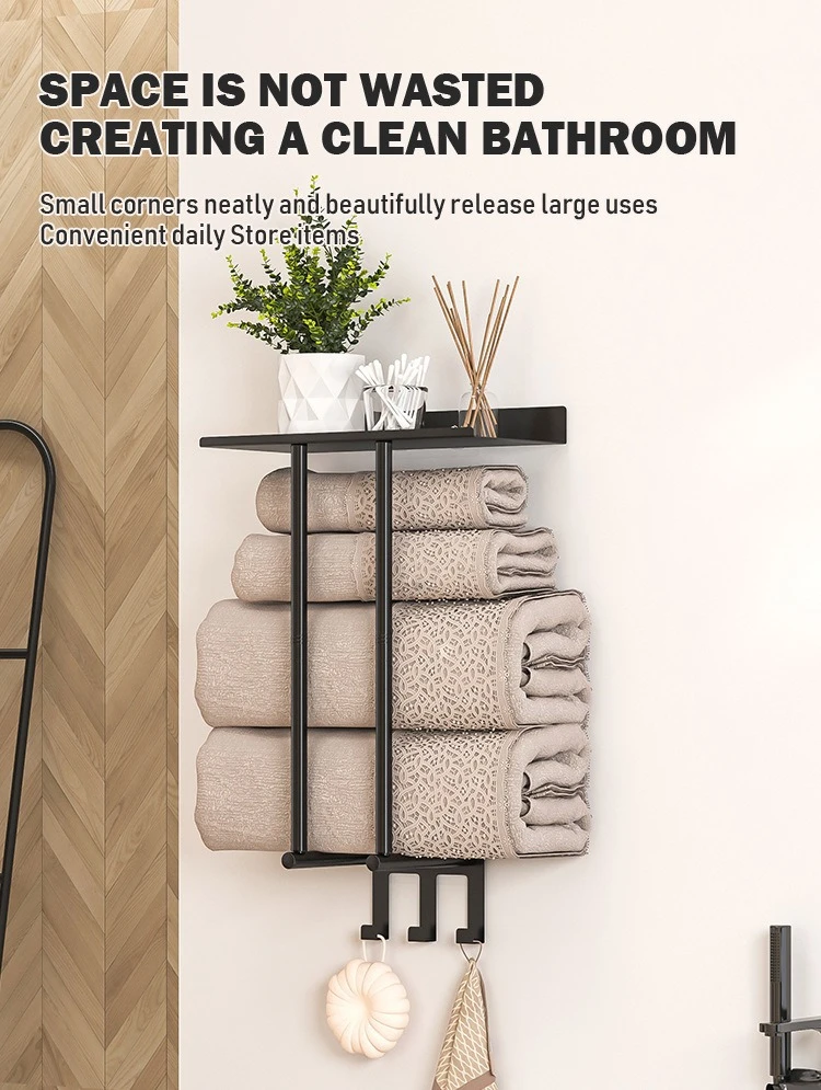 Multi-Layer Folding Towel Bar Rack product detail