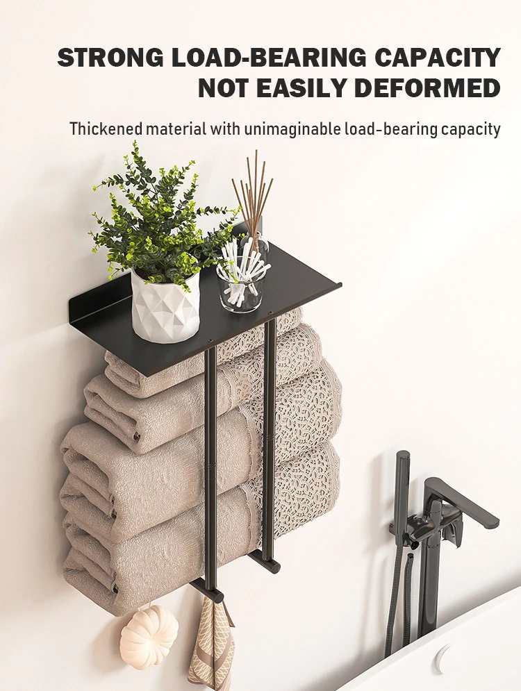 Multi-Layer Folding Towel Bar Rack product detail