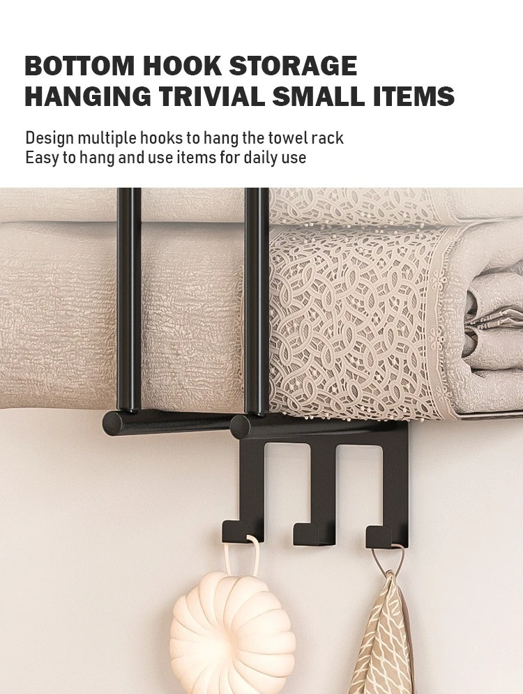 Multi-Layer Folding Towel Bar Rack product detail