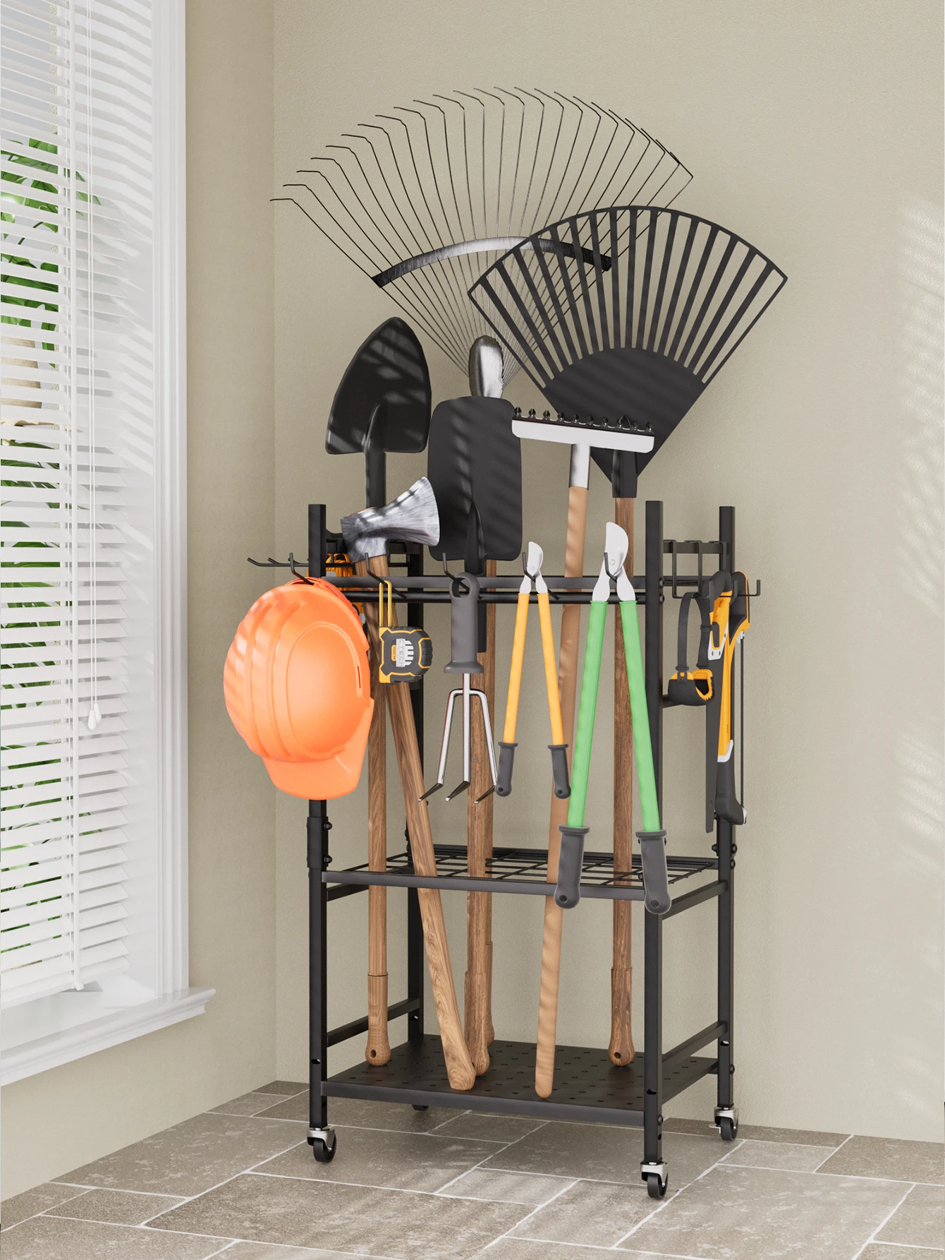 Straight Hook Heavy-Duty Tool Hanging Rail product detail