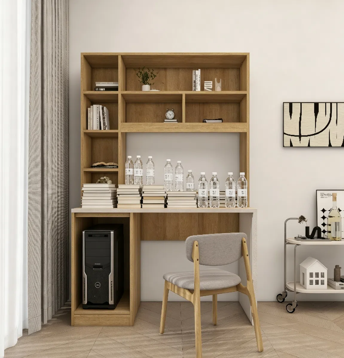 Minimalist Modern Study Writing Desk D4000 product detail