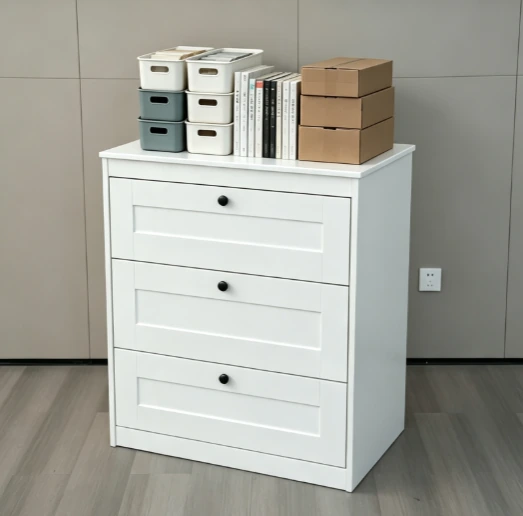 Minimalist Three Drawer Bedside Dresser E5006 product detail