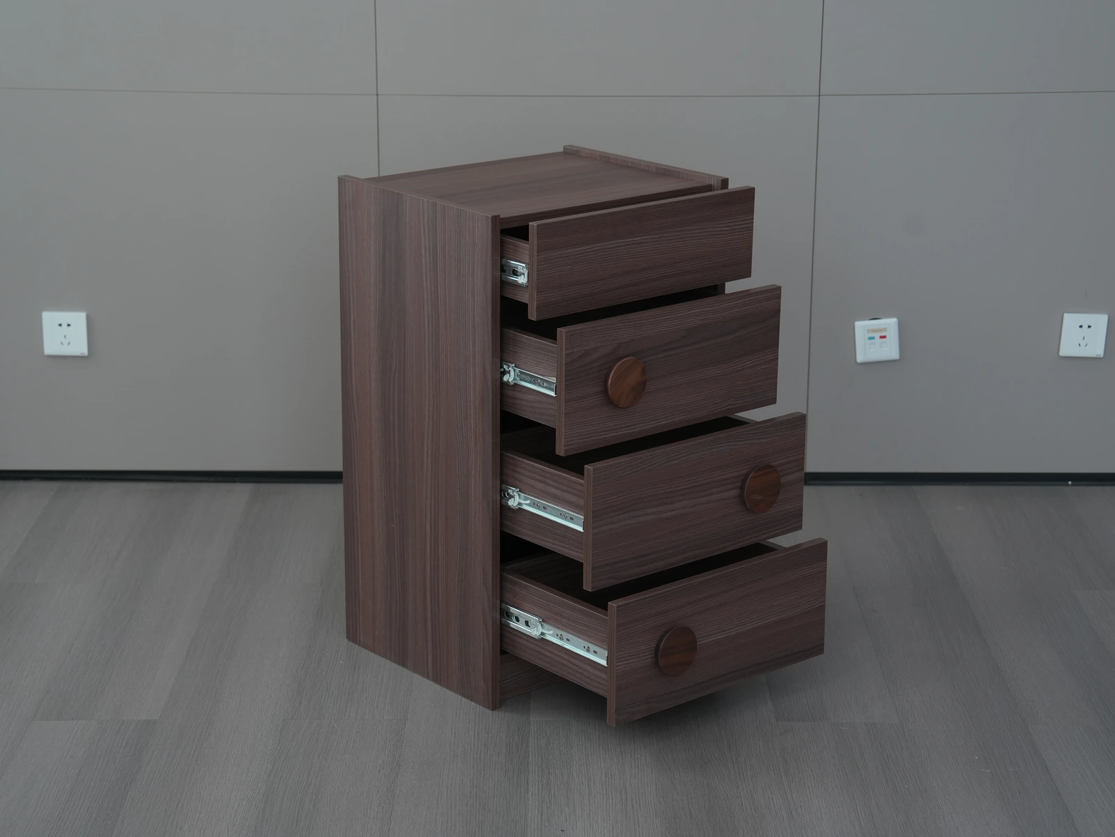 Mid-Century Four Drawer Storage Cabinet E5005 product detail
