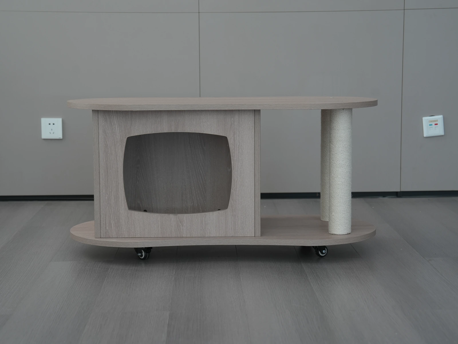 Modern Wooden Pet House & Storage Cabinet Z002 product detail
