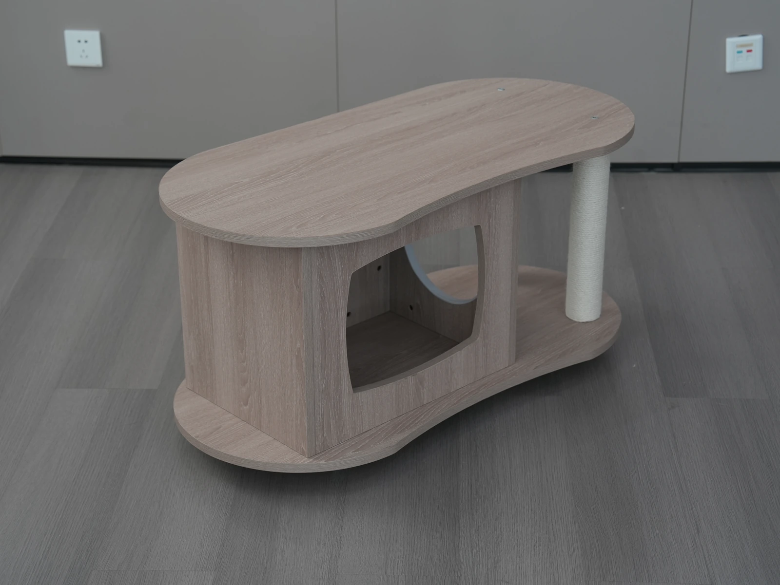 Modern Wooden Pet House & Storage Cabinet Z002 product detail