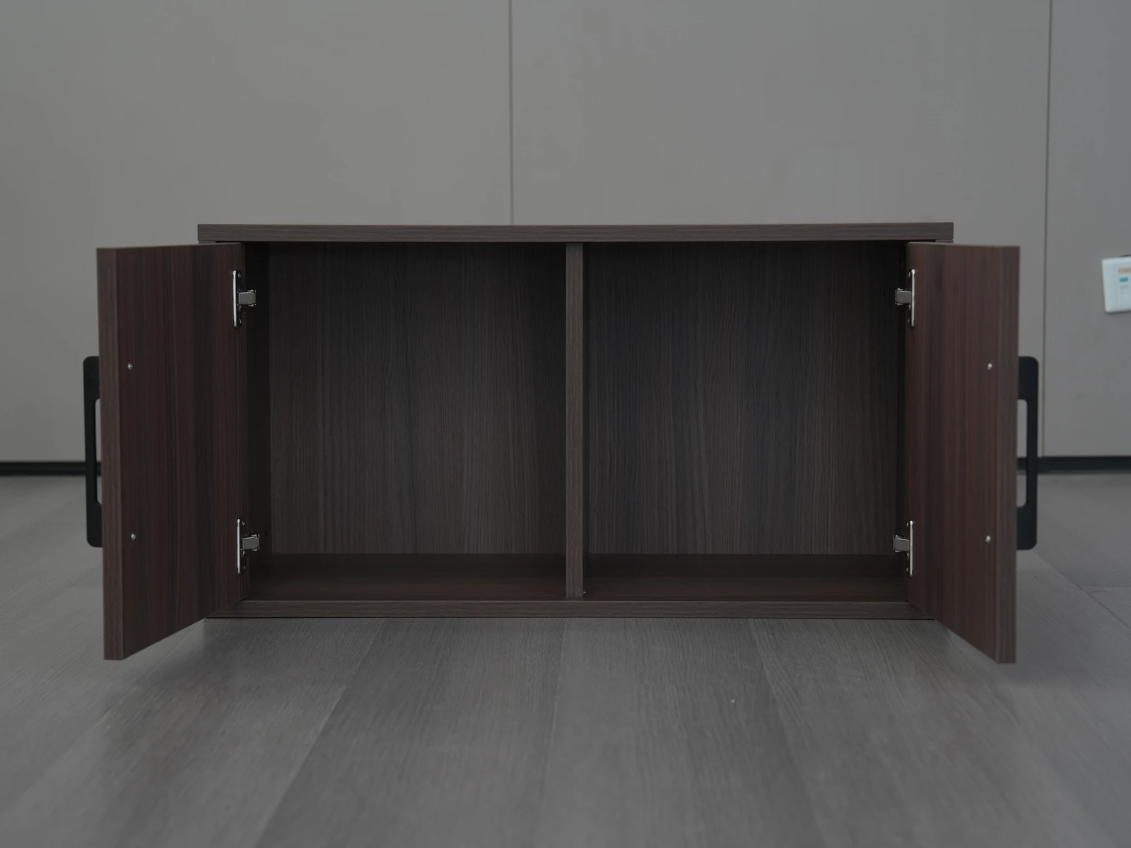 Dark Walnut Modern Double Door TV Stand F6002 product detail