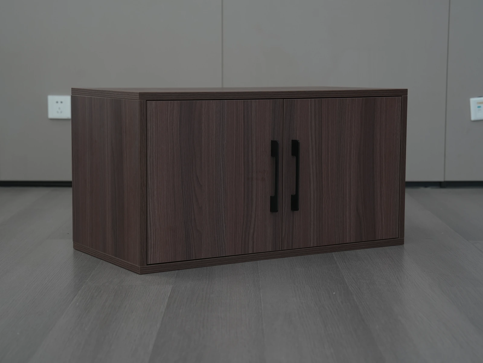 Dark Walnut Modern Double Door TV Stand F6002 product detail