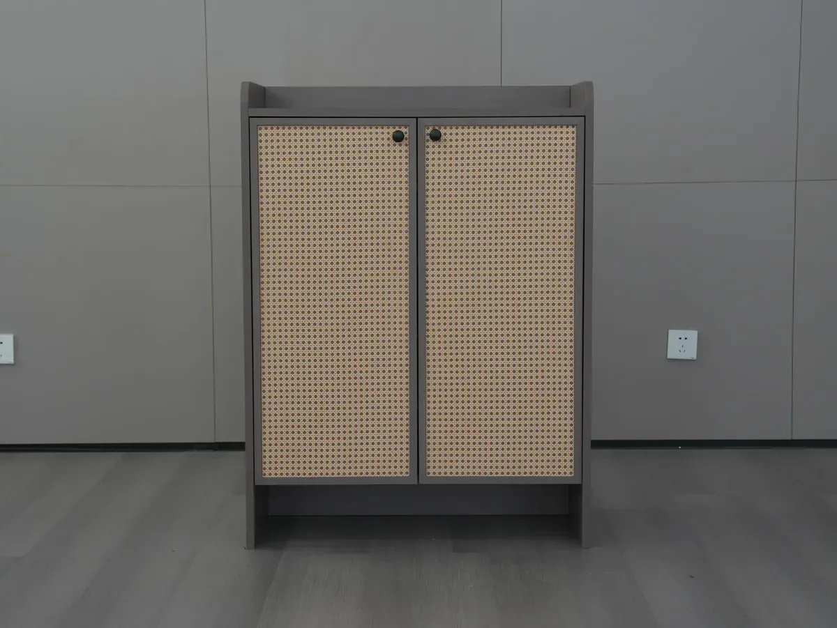 Rattan Door Breathable Entryway Shoe Cabinet J8001 product detail