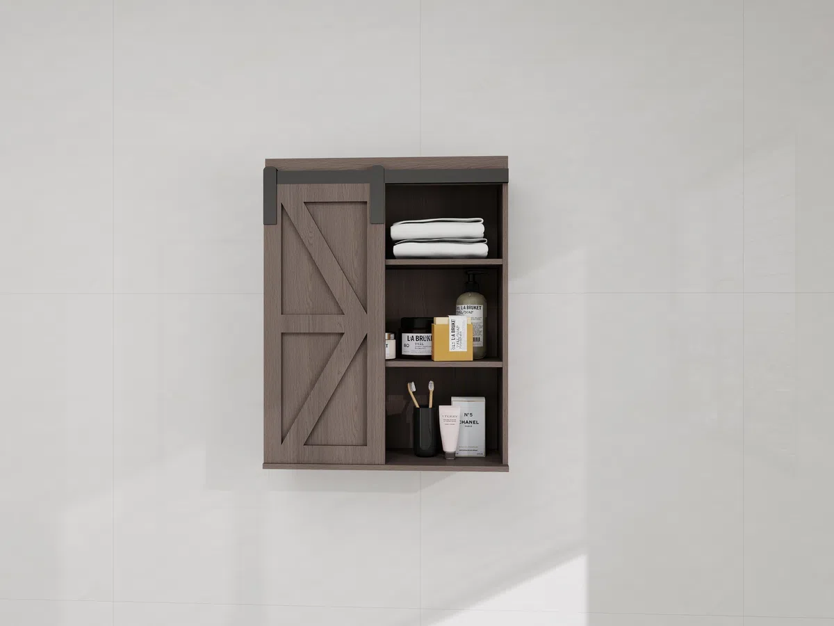 Wall-Mounted Modern Bathroom Vanity Cabinet H1001 product detail