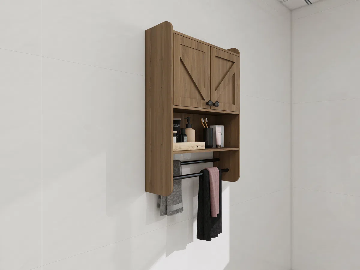 Modern Integrated Bathroom Vanity Cabinet H1002 product detail