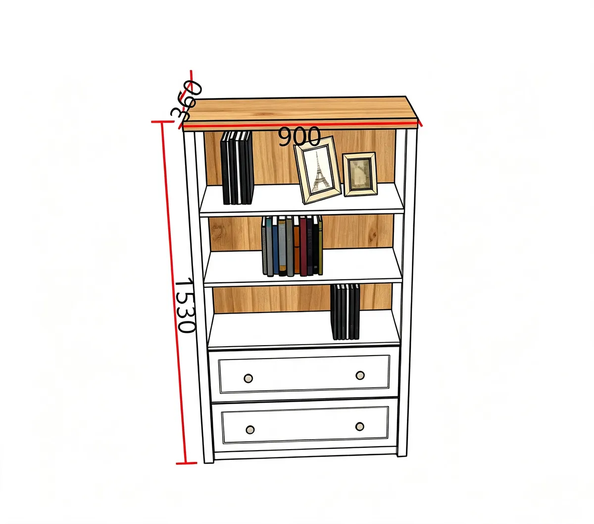 Modern Modular Bedroom Combination Storage Cabinet H2002 product detail